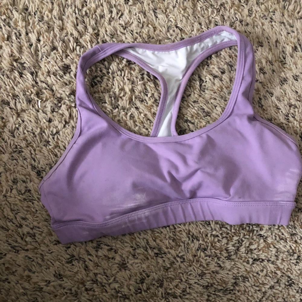 Husletics purple sports bra
